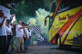SIER Berangkatkan Mudik Bareng ke Berbagai Daerah di Jatim dan Yogyakarta