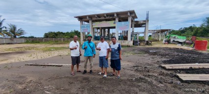 Limbah FABA PLTU Ketapang Disulap Jadi Material Gereja GPIB Ebenhaezer