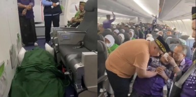 Jemaah Haji Asal Sidoarjo Meninggal di Pesawat Menuju Madinah