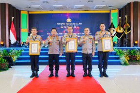 Prestasi Gemilang, Polda Jatim Juara Umum Rakernis SDM Polri 2025
