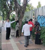 Komisi D DPRD Surabaya Sidak Bangunan Diduga Cagar Budaya yang Dibongkar