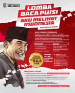 Berhadiah Rp52,5 Juta, Pemkot Surabaya Gelar Lomba Baca Puisi Karya Bung Karno