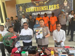Bobol ATM Minimarket Rp649 Juta, Tiga Pelaku Dibekuk di Jalur Lintas Provinsi