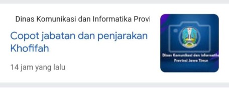 Website Resmi Diskominfo Dihack, Muncul Tulisan "Copot Jabatan dan Penjarakan Khofifah"