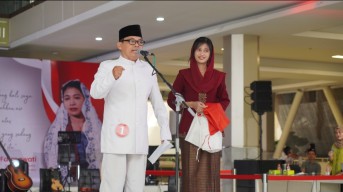 Reka Peristiwa Bung Karno-Fatmawati Warnai Peringatan Bulan Bung Karno di UNTAG Surabaya