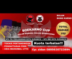 Peringati Bulan Bung Karno, Turnamen Futsal U-17 Digelar di GBT Surabaya