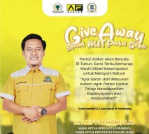 Golkar Jatim Rayakan HUT ke-61 Lewat Giveaway Media Sosial