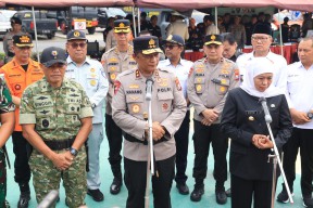 Polda Jatim Siagakan 1.400 Personel Hadapi Cuaca Ekstrem