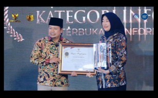 Pemkot Mojokerto Kembali Sabet Penghargaan Badan Publik Informatif, Skor Sempurna 99,45