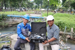 Surabaya Uji Teknologi Gutermann, Tingkatkan Kecepatan Perbaikan Pipa