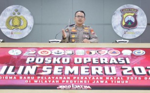 Polda Jatim Imbau Waspada Cuaca Ekstrem Selama Libur Nataru