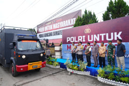 Polri Percepat Pemulihan Infrastruktur dan Kebutuhan Dasar Pascabencana   