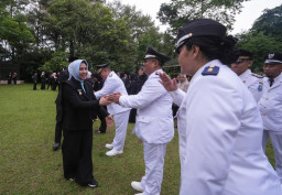 Wali Kota Mojokerto Lantik 78 Pejabat di Kawasan Tugu SA Tidar
