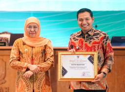 F Bagus Panuntun Jabat Plt Wali Kota Madiun, Khofifah Pastikan Pelayanan Publik Tak Terganggu