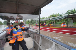 Susur Sungai Ngotok di TBM, Destinasi Wisata Baru Kota Mojokerto
