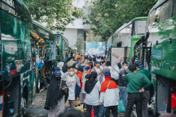 Tambah Rute dan Armada, SIER Berangkatkan Ratusan Pemudik Gratis