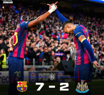 Barcelona Bantai Newcastle United 7-2