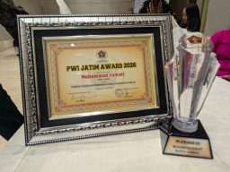 Inovasi Pelayanan Publik di Jember dapat Apresiasi, Gus Fawait Diganjar PWI Jatim Award 2026