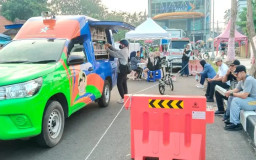 Tumbuhkan Minat Baca, Perpustakaan Keliling Ramaikan CFD Sidoarjo