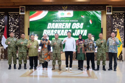 Akselerasi Pendirian KDMP di Sidoarjo, Danrem Brigjen TNI Kohir Temui Bupati Subandi