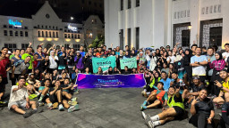 Ratusan Peserta Ramaikan Heritage Night Run di Surabaya