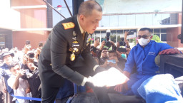 Polda Jatim Musnahkan 22 Kg Kokain Jaringan Kolombia