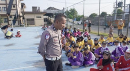 Satlantas Polresta Sidoarjo Bentuk Karakter Pelajar Lewat Pembinaan Polisi Cilik