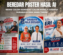 Beredar Poster Bacakada Surabaya-Jatim, Pengamat: Ini Instrumen Cek Ombak!