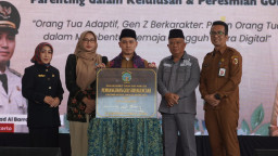 Pesan Khusus Gus Barra saat Resmikan GOR di Kelulusan SMPN 1 Ngoro Mojokerto
