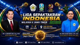 Jawa Timur Matangkan Persiapan Seri Perdana Liga Sepak Takraw Indonesia 2026
