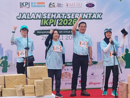 Gelar Gerak Jalan Serentak 40 Kota, IKPI Pecahkan Rekor MURI