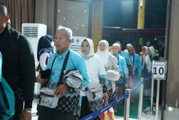 Operasional Kepulangan Jemaah Haji Jatim di Debarkasi Surabaya Tuntas
