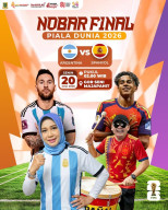 Nobar Final Piala Dunia 2026 di Mojokerto Bakal Digelar di GOR Seni Majapahit