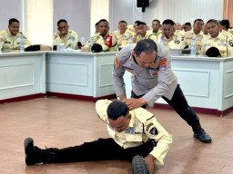 PDS Latih Ulang 104 Personel Satpam di Lingkungan Pelabuhan Kalimantan