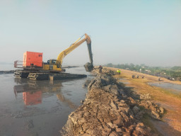 Beredar Kabar Tanggul Lumpur Porong Sidoarjo Bocor, BPBD Bilang Begini
