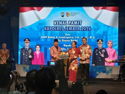 Pisah Sambut Kapolres Jember, Gus Fawait: Keamanan jadi Fondasi Pertumbuhan Ekonomi