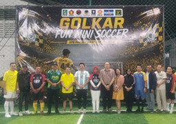 Golkar Sidoarjo Kumpulkan Elite Parpol di Lapangan Hijau Lewat Fun Mini Soccer