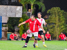 KSOP dan PWI Gresik Gelar Fun Game Mini Soccer, Nuansa Merah Putih Hadir di Lapangan