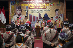 Lepas Kontingen Jamnas 2026, Wali Kota Mojokerto Tekankan Kebhinekaan dan Pengalaman Positif