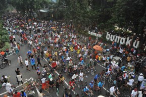 Cegah Penularan Corona, Car Free Day Surabaya Ditiadakan Sementara
