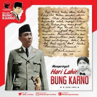 Diawali Hening Cipta, PDIP Surabaya Bagi-bagi Sembako Peringati Harla Bung Karno