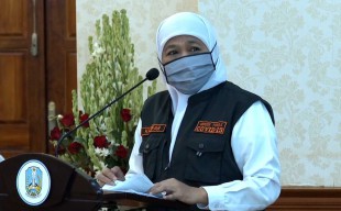 Gubernur Khofifah Sambat ke Presiden Jokowi Soal Tingginya Penyebaran Covid-19 di Jawa Timur