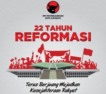 22 Tahun Reformasi, PDIP Surabaya: Semangatnya Relevan untuk Lawan Covid-19