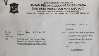 Pelantikan Kepala Sekolah Se-Jatim Berujung Petaka, Pemkot Surabaya Minta Data Lengkap