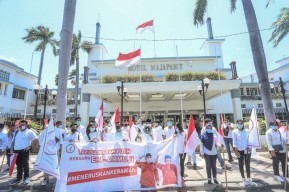 Dukung Eri Cahyadi, Taruna Merah Putih Galang Kekuatan Anak Muda