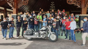Sambangi Madura, Komunitas Harley Davidson MBC Jatim Terkesan dengan Keindahan Alam Pamekasan
