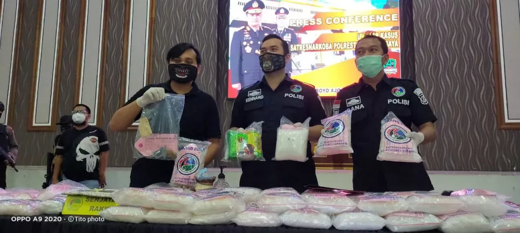 Simpan Sabu 1 Kuintal, Bandar Narkoba di Surabaya Ditembak Mati