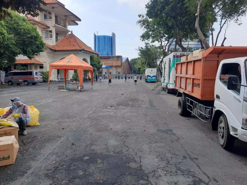 Begini Kegiatan Warga di Tempat Karantina Covid-19 Asrama Haji Surabaya