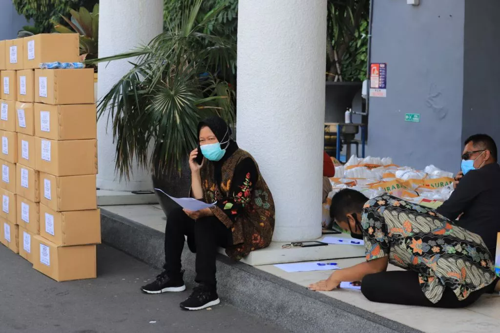 Cara Wali Kota Risma Beri Semangat ODP dan PDP di Surabaya