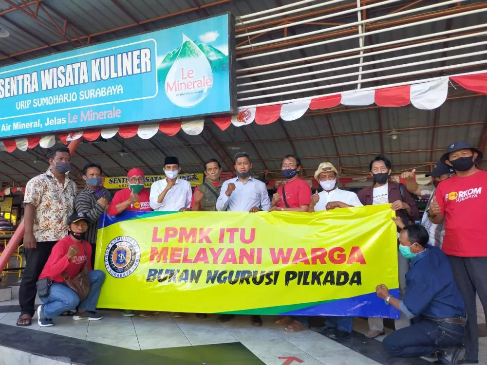 Pilih Dukung Eri Cahyadi, Anggota LPMK Surabaya Ogah Ditunggangi Cawali Machfud Arifin